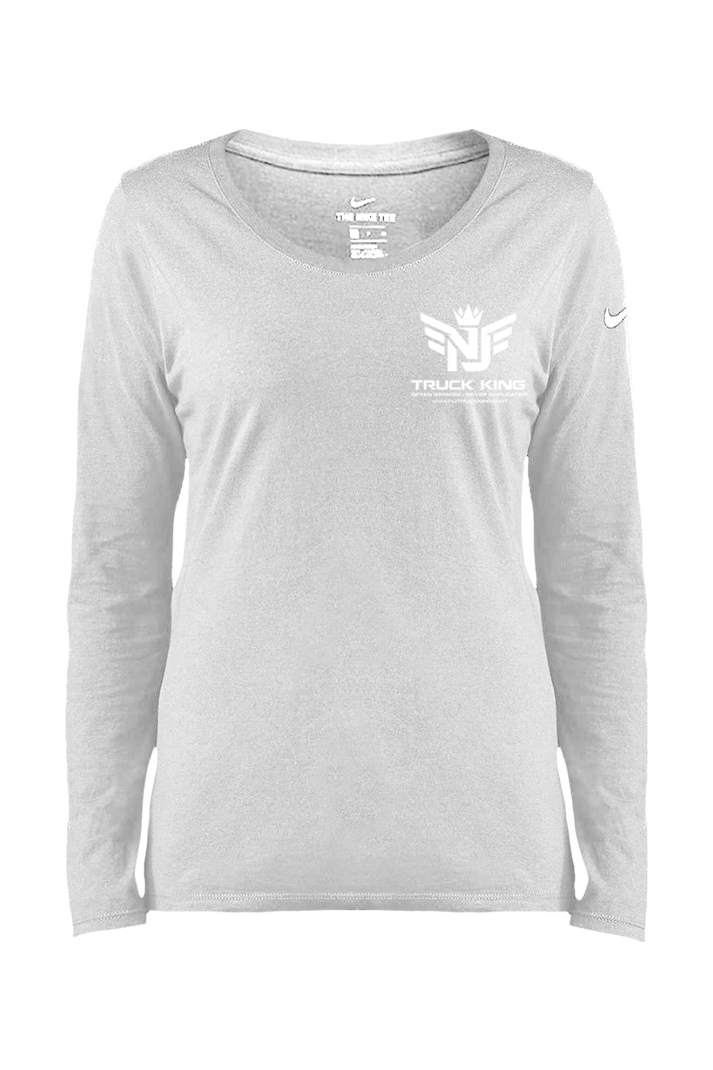 Small Logo NJ Truck King Women's Long Sleeve Tee