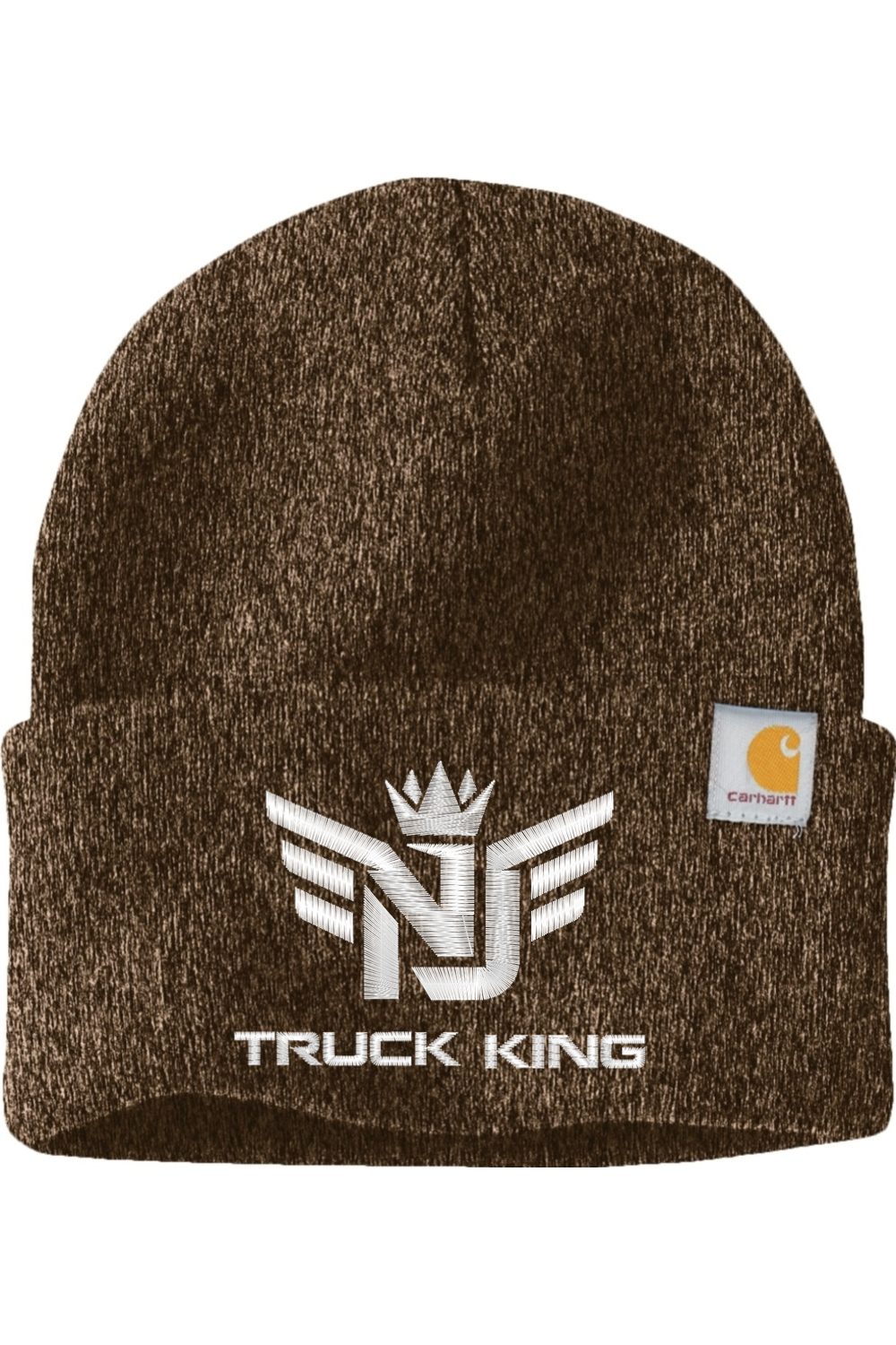 Nj Truck King Beanie White Logo