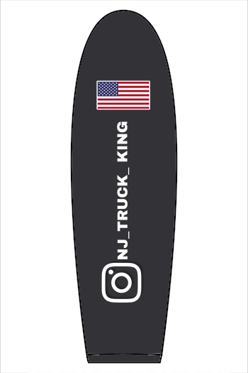 NJ Truck King Large Logo Light Weight Hoodie