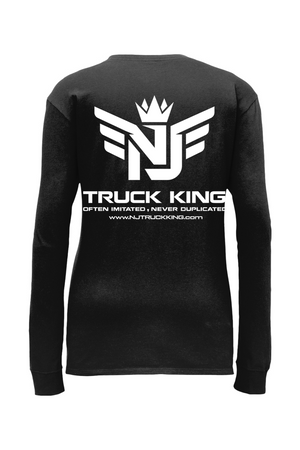 Small Logo NJ Truck King Women's Long Sleeve Tee