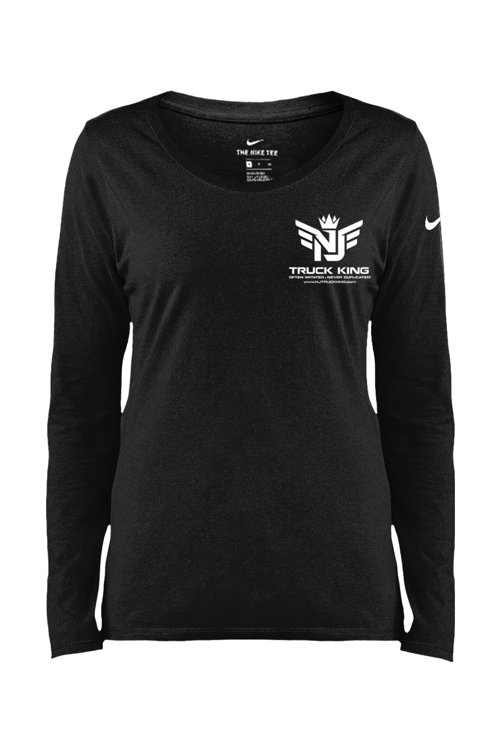 Small Logo NJ Truck King Women's Long Sleeve Tee