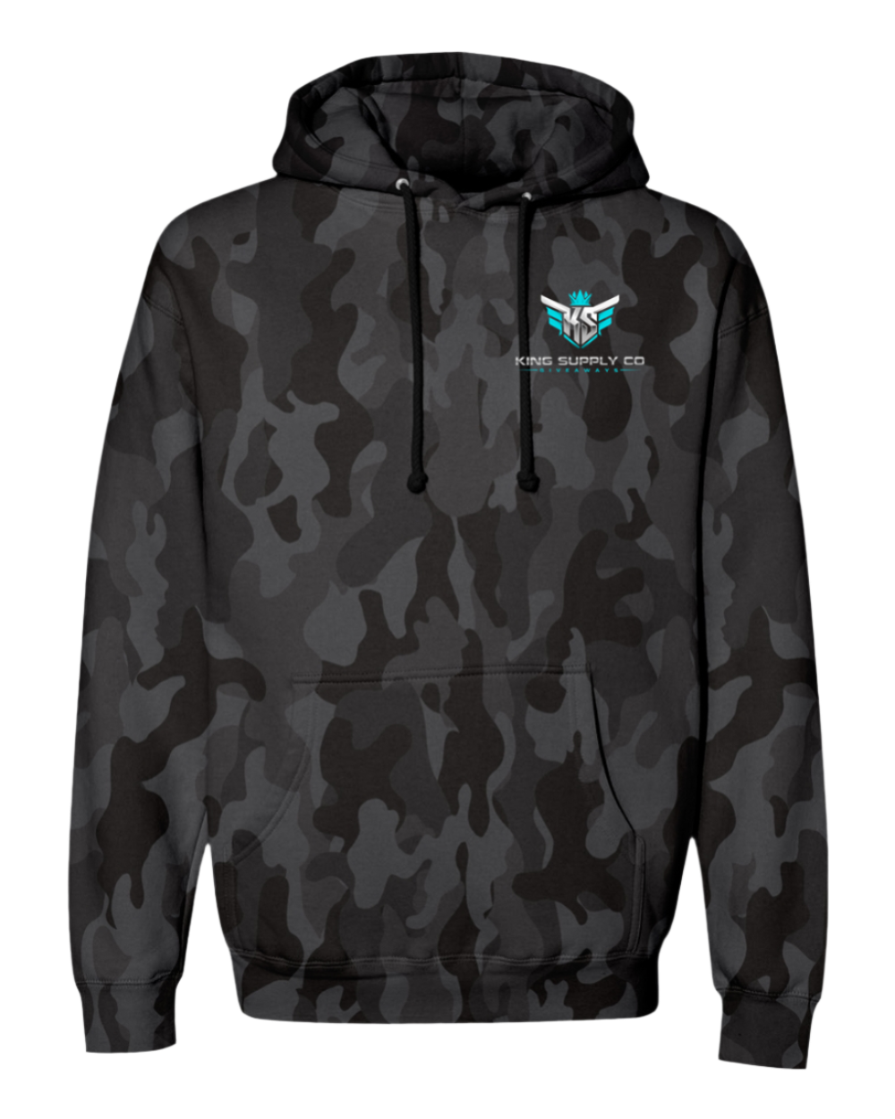 Teal MTI Camo Hoodie