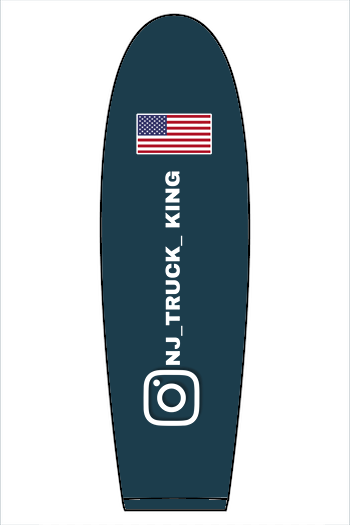 NJ Truck King Large Logo Light Weight Hoodie