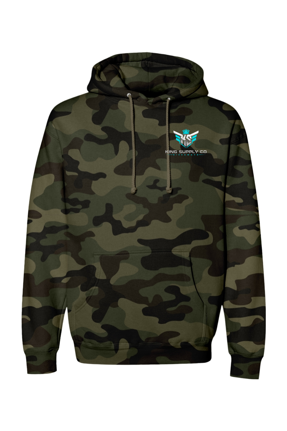 Teal MTI Camo Hoodie