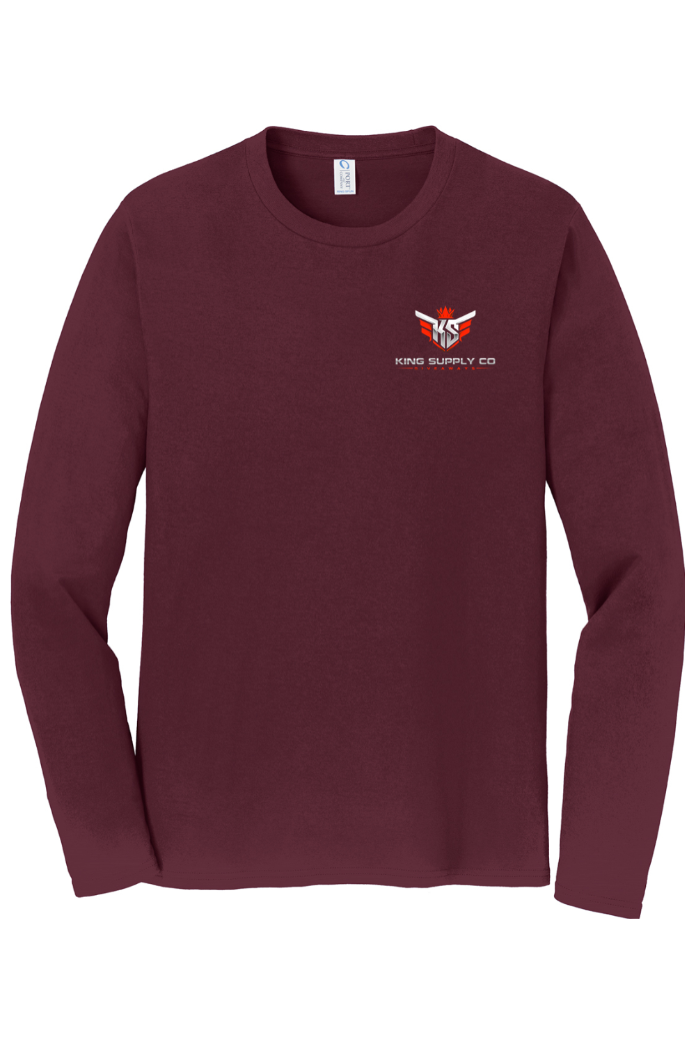 Ruby Red Long Sleeve Tee