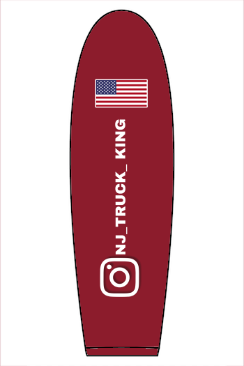 NJ Truck King Large Logo Light Weight Hoodie