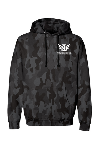 NJ Truck King Small Logo Camo Hoodie