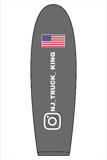 NJ Truck King Large Logo Light Weight Hoodie