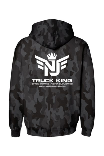 NJ Truck King Small Logo Camo Hoodie