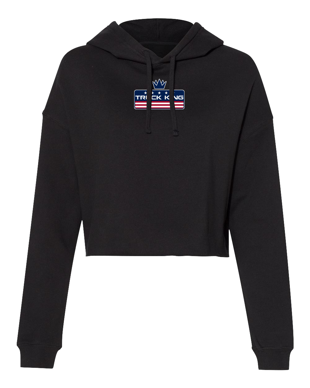 Truck King Crop Hoodie